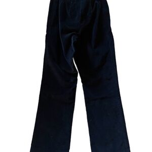 Country Road Black Corduroy Conservative Minimalist Trousers work preppy